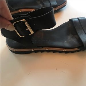 AGL Leather Studded Sandals